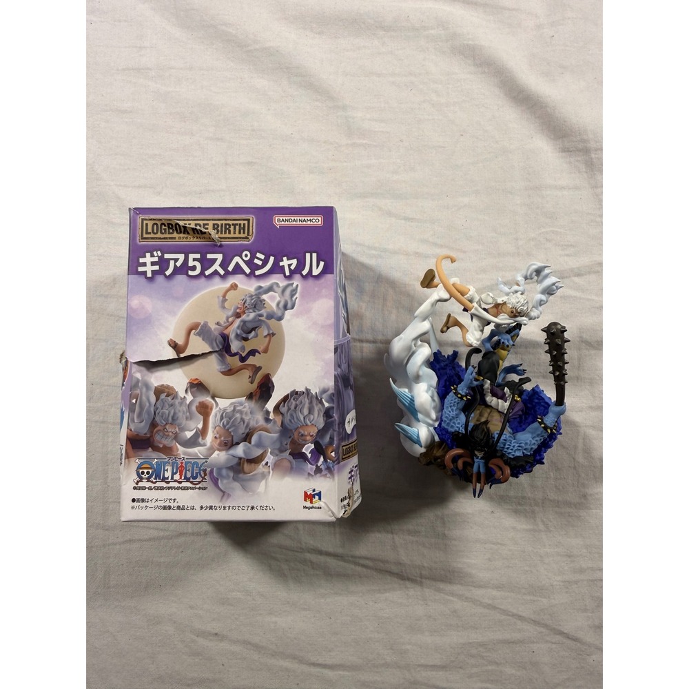 Bandai Namco One Piece Logbox Re Birth Gear 5 Special Figure Blue Pre-Owned